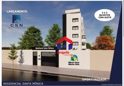 Apartamento com 2 Quartos à venda, 60m² no Santa Branca, Belo Horizonte