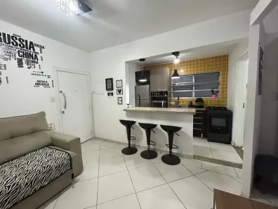 Apartamento com 1 Quarto à venda, 37m² no Embaré, Santos