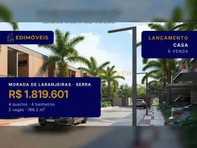 Casa com 4 Quartos à venda, 166m² no Morada de Laranjeiras, Serra