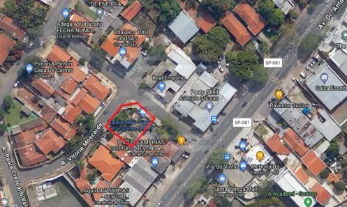 Lote/Terreno à venda, 516m² no Vila Bourbon (Sousas), Campinas