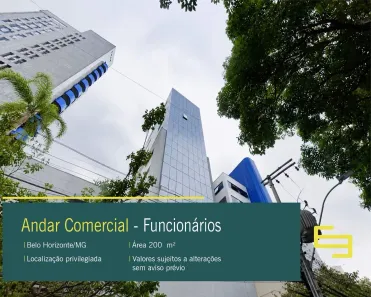 Imóvel Comercial para alugar, 200m² no Funcionários, Belo Horizonte