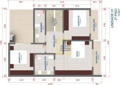 Sobrado com 3 Quartos à venda, 127m² no Cajuru, Curitiba