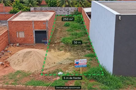 Lote/Terreno à venda, 250m² no Jardim Guaporé, Três Lagoas