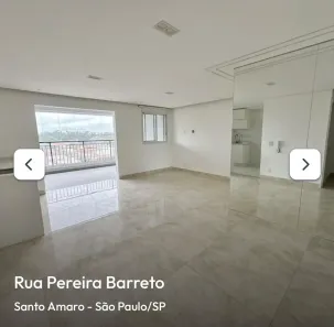 Apartamento com 3 Quartos para alugar, 108m² no Santo Amaro, São Paulo