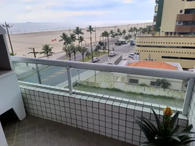 Apartamento com 3 Quartos para alugar, 129m² no Guilhermina, Praia Grande