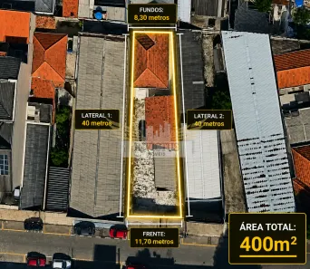 Lote/Terreno à venda, 400m² no Vila Assunção, Santo André
