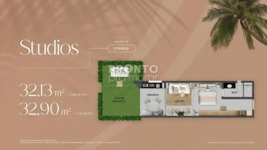 Flat com 1 Quarto à venda, 32m² no Maragogi, Maragogi
