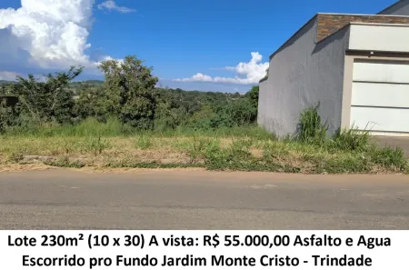Lote/Terreno à venda, 230m² no Jardim Monte Cristo, Aparecida de Goiânia