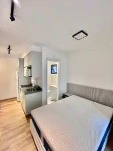 Apartamento com 1 Quarto para alugar, 25m² no Brooklin Paulista, São Paulo