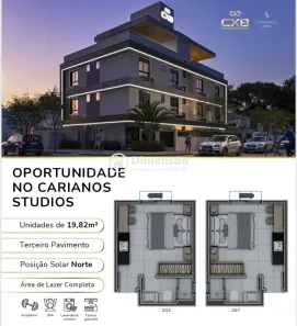 Apartamento com 1 Quarto à venda, 20m² no Carianos, Florianópolis