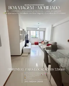 Apartamento com 2 Quartos para alugar, 65m² no Boa Viagem, Recife