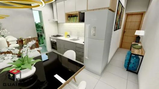Apartamento com 2 Quartos à venda, 46m² no Santa Maria, Santo André