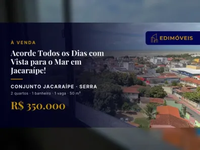 Apartamento com 2 Quartos à venda, 50m² no Conjunto Jacaraípe, Serra