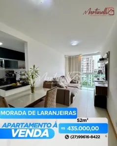 Apartamento com 2 Quartos à venda, 52m² no Morada de Laranjeiras, Serra