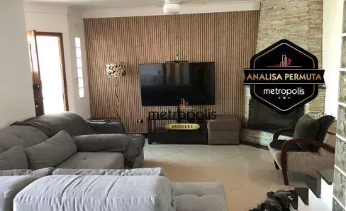Sobrado com 3 Quartos à venda, 201m² no Parque das Nações, Santo André