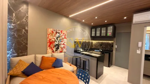 Apartamento com 1 Quarto para alugar, 35m² no Jardim Paulistano, São José do Rio Preto