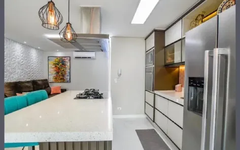 Apartamento com 2 Quartos à venda, 83m² no Vila Scarpelli, Santo André