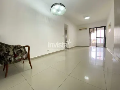 Apartamento com 2 Quartos para alugar, 80m² no José Menino, Santos