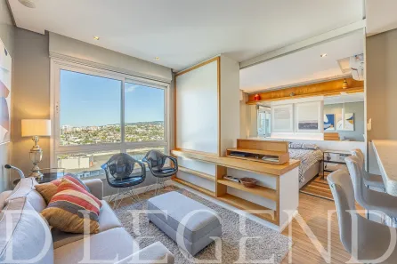 Apartamento com 1 Quarto para alugar, 37m² no Três Figueiras, Porto Alegre