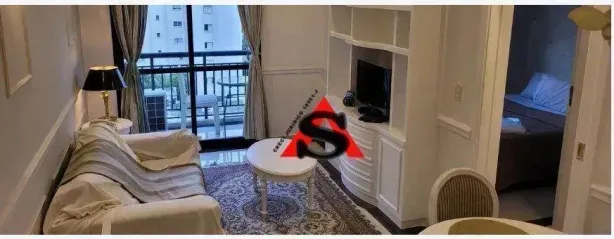 Flat com 1 Quarto para alugar, 34m² no Indianópolis, São Paulo