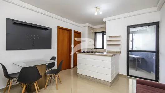 Apartamento com 1 Quarto para alugar, 41m² no Centro, Curitiba