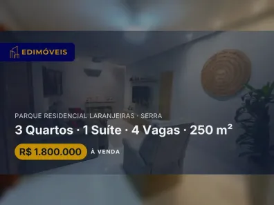 Casa com 3 Quartos à venda, 250m² no Parque Residencial Laranjeiras, Serra