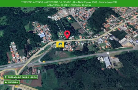Lote/Terreno à venda, 5672m² no Vila Bancária, Campo Largo