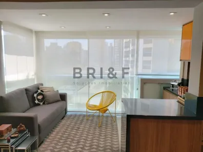 Apartamento com 1 Quarto para alugar, 42m² no Cidade Monções, São Paulo