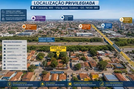 Lote/Terreno à venda, 1800m² no Vila Santa Efigênia, Goiânia