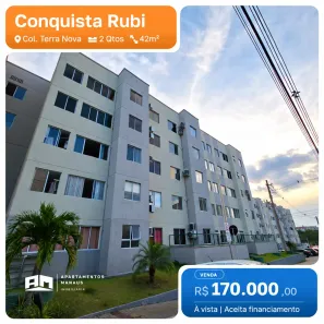 Apartamento com 2 Quartos à venda, 42m² no Colônia Terra Nova, Manaus