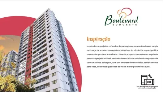 Apartamento com 2 Quartos à venda, 58m² no Setor Sudoeste, Goiânia