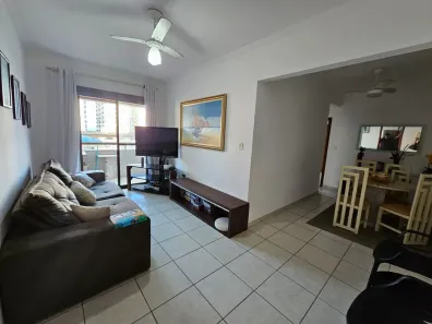 Apartamento com 2 Quartos para alugar, 80m² no Guilhermina, Praia Grande