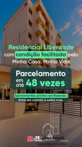 Apartamento com 2 Quartos à venda, 58m² no Liberdade, Resende