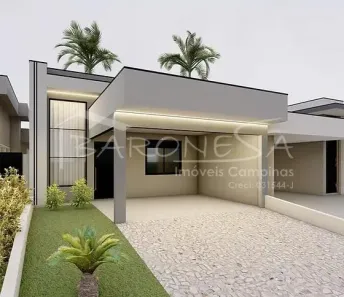 Casa de Condomínio com 3 Quartos à venda, 137m² no Vila Monte Alegre, Paulínia