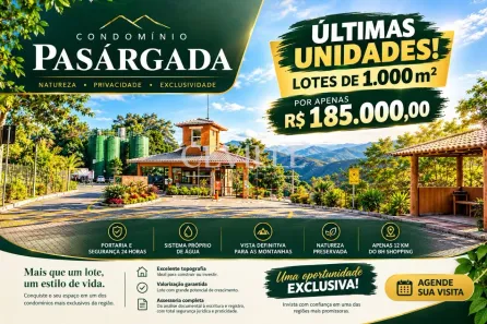 Lote/Terreno à venda, 1000m² no Pasárgada, Nova Lima