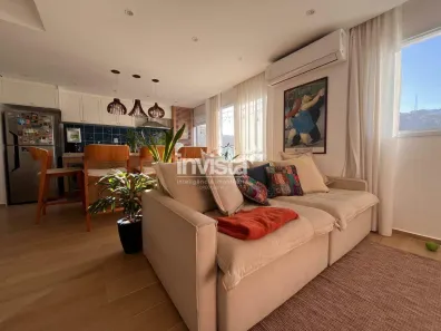 Apartamento com 2 Quartos para alugar, 89m² no José Menino, Santos