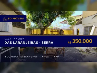 Casa com 3 Quartos à venda, 119m² no das Laranjeiras, Serra