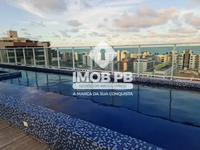 Apartamento com 2 Quartos para alugar, 60m² no Cabo Branco, João Pessoa