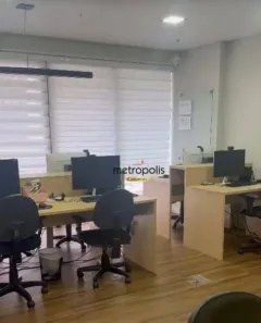 Sala Comercial para alugar, 129m² no Cerâmica, São Caetano do Sul