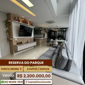 Apartamento com 4 Quartos à venda, 360m² no Ponta Negra, Manaus