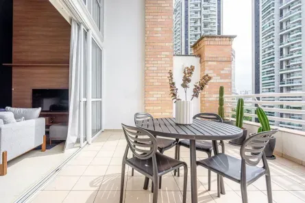 Apartamento com 2 Quartos para alugar, 70m² no Cidade Monções, São Paulo