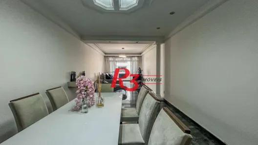 Apartamento com 4 Quartos para venda ou aluguel, 267m² no Ponta da Praia, Santos