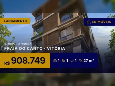Apartamento com 1 Quarto à venda, 41m² no Praia do Canto, Vitória