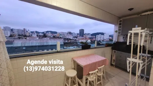 Apartamento com 2 Quartos à venda, 60m² no Macuco, Santos