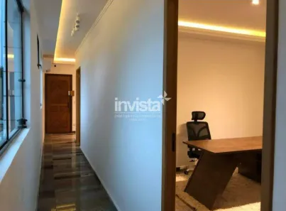 Sala Comercial com 2 Quartos para alugar, 50m² no Ponta da Praia, Santos