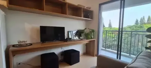 Apartamento com 1 Quarto para alugar, 33m² no Santo Amaro, São Paulo