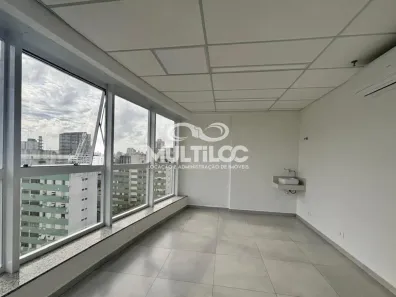 Sala Comercial para alugar, 104m² no Vila Mathias, Santos