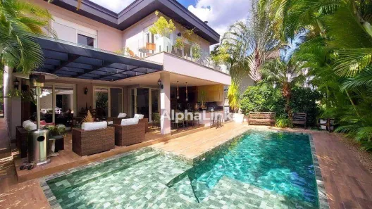 Casa de Condomínio com 4 Quartos à venda, 489m² no Alphaville, Santana de Parnaíba