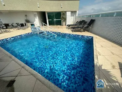 Apartamento com 3 Quartos para alugar, 116m² no Guilhermina, Praia Grande