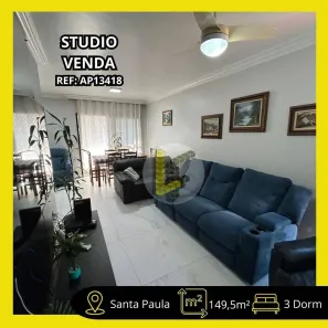 Apartamento com 3 Quartos à venda, 150m² no Santa Paula, São Caetano do Sul
